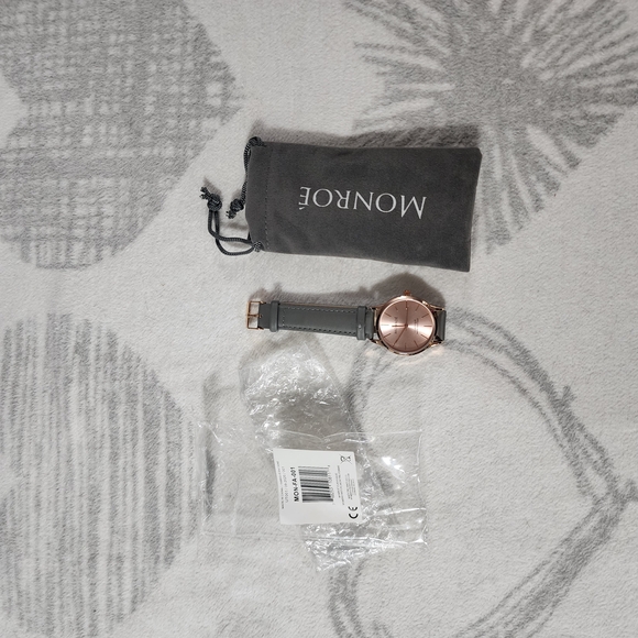 Monroe Accessories - Monroé Gray and Rose Gold Women's Watch